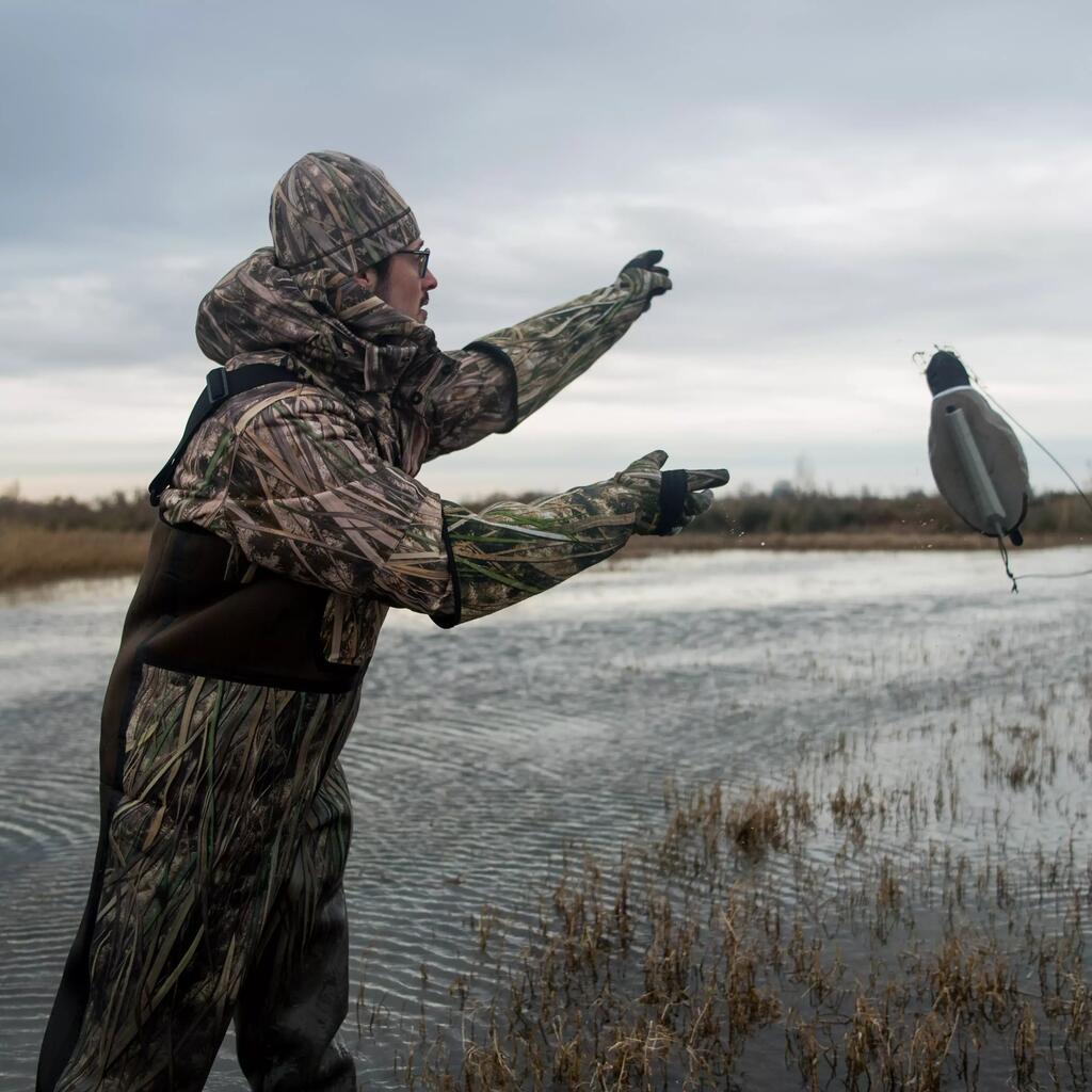 Country Sport Warm Neoprene Waders 500 - Wetland Camouflage