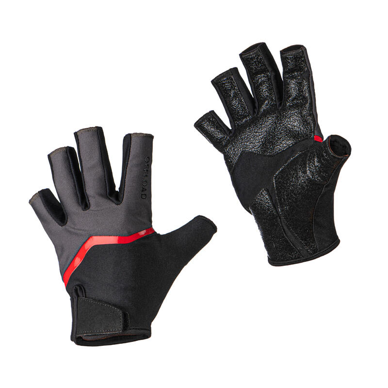 Rugby handschoenen volwassenen R500 zwart