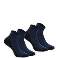 Calcetines cortos de montaña y trekking Adulto Quechua NH100 2 pares azul