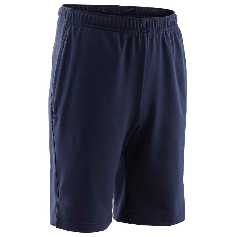 Shorts atmungsaktiv S500 Gym Kinder marineblau Shorts atmungsaktiv S500 Gym Kinder marineblau