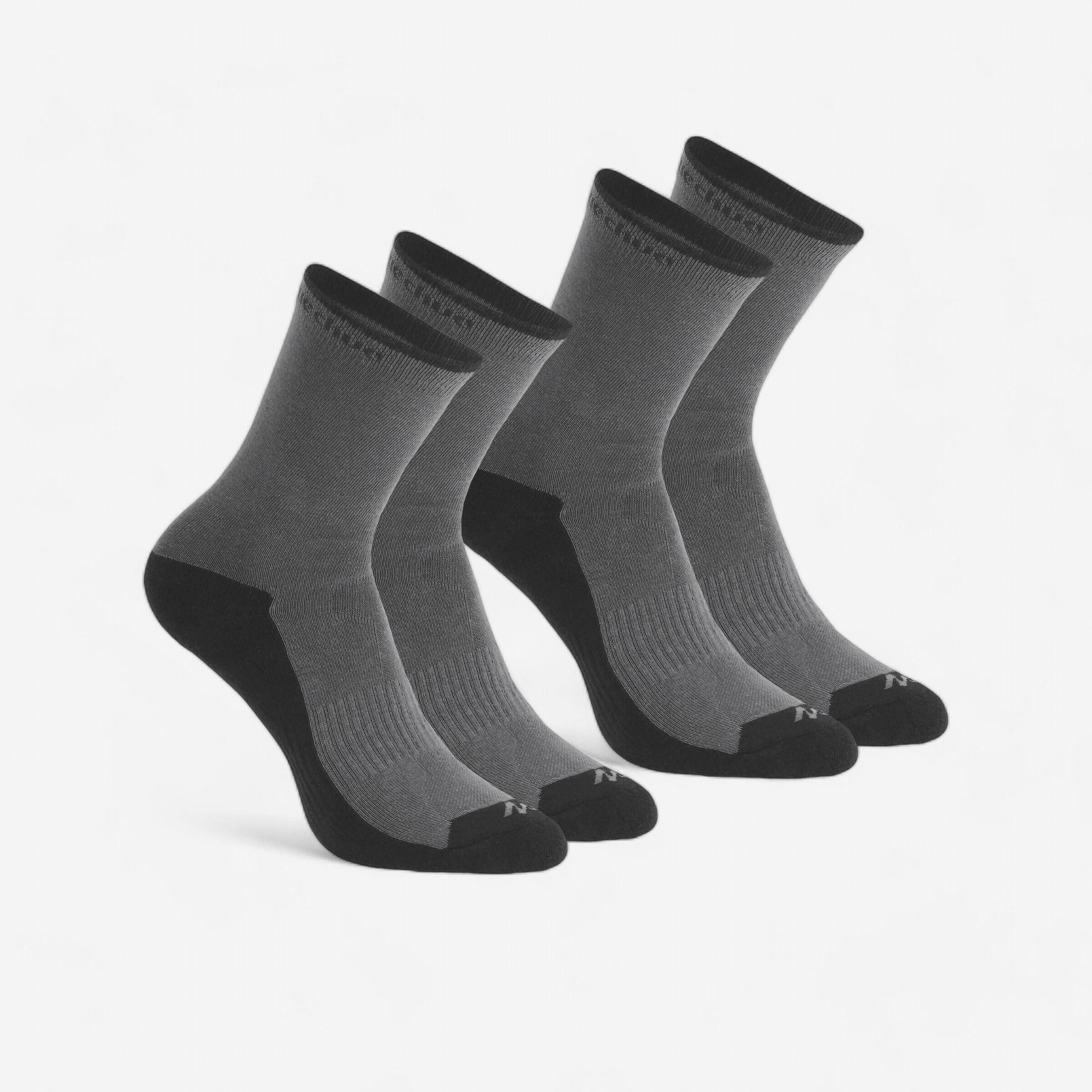 Socks - NH100 High - X2 pairs - grey -  1