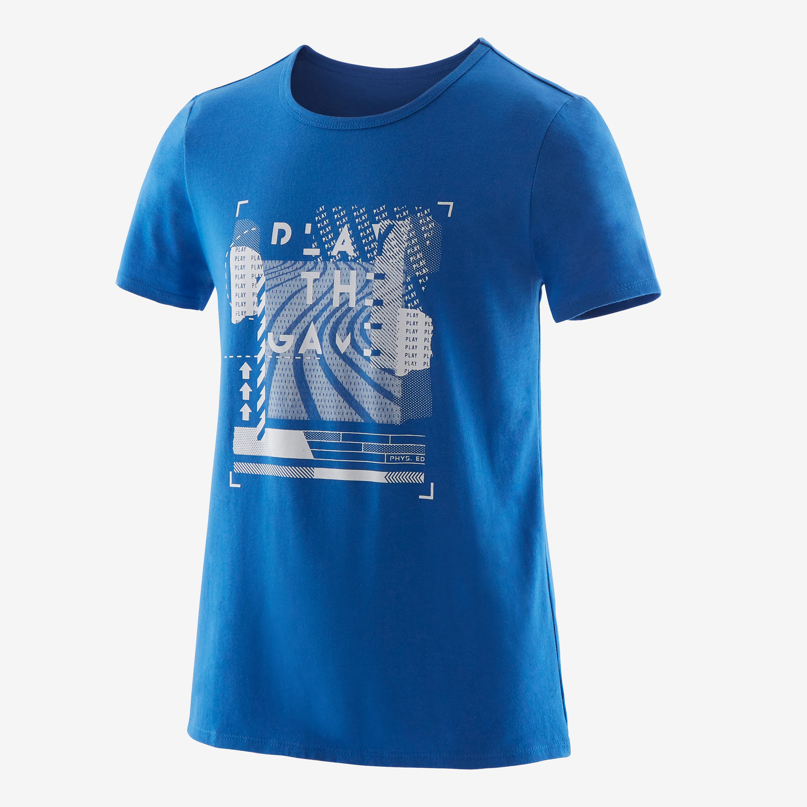 Short-Sleeved Gym T-Shirt - Blue 