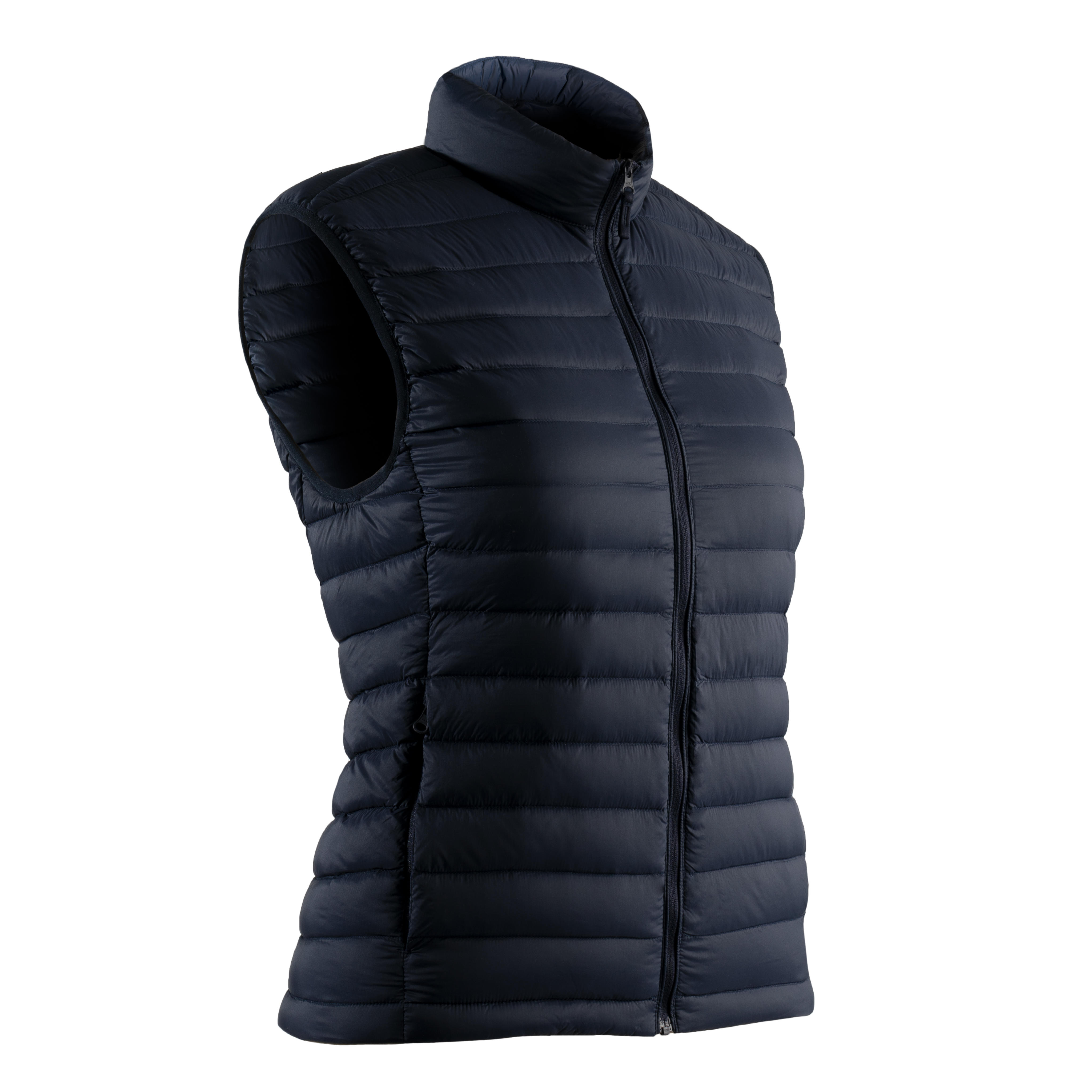 Chaleco plumifero de golf sin mangas Mujer MW500 ocre Decathlon