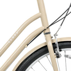 Elops 120 Low Frame City Bike Linen