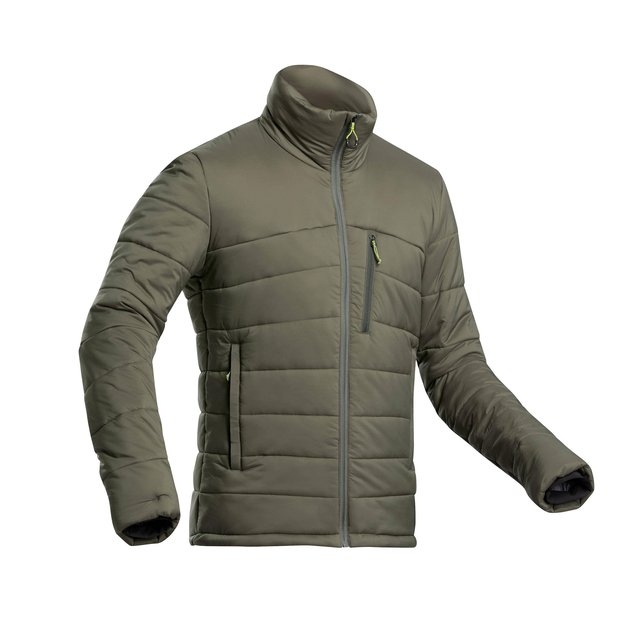 Men's Trekking Padded Jacket -10°C - Trek 500 - Khaki -  3