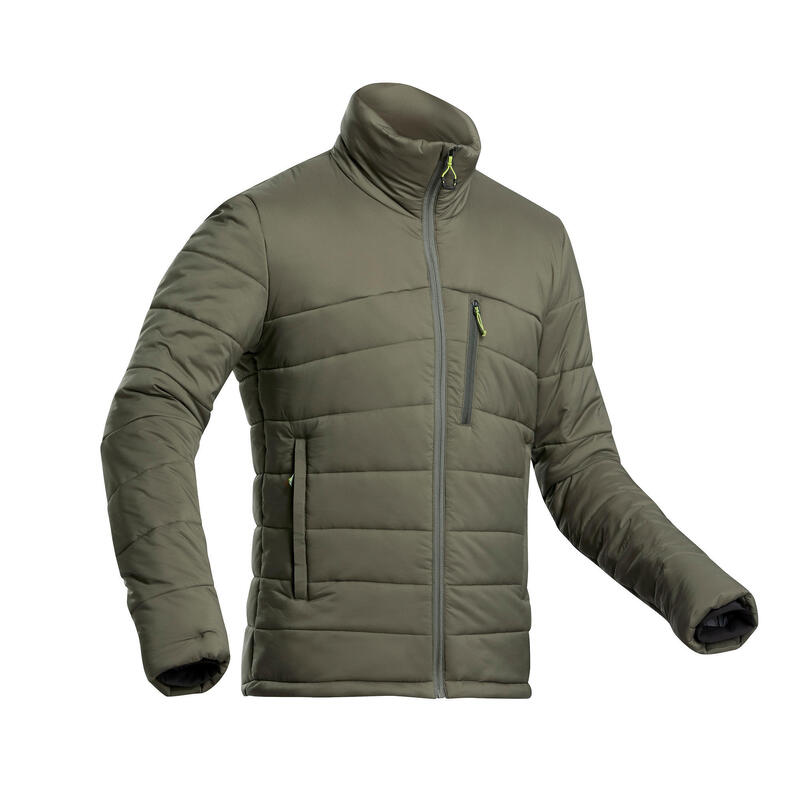 Doudoune synthétique de trek montagne - TREK 500 -10°C kaki - homme