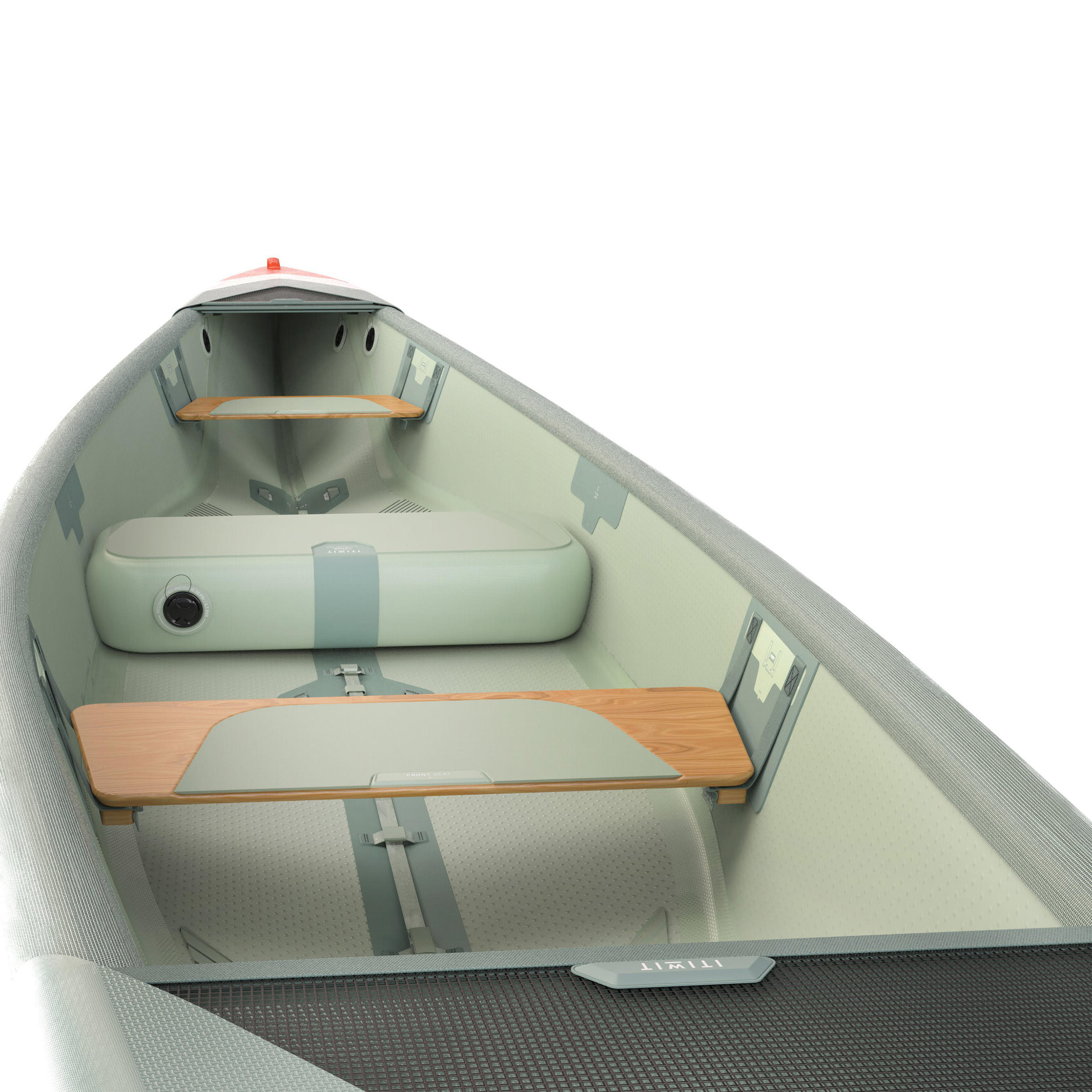 X500 high pressure Dropstitch inflatable canoe 4 places (2 adults + 2 kids) 9/45