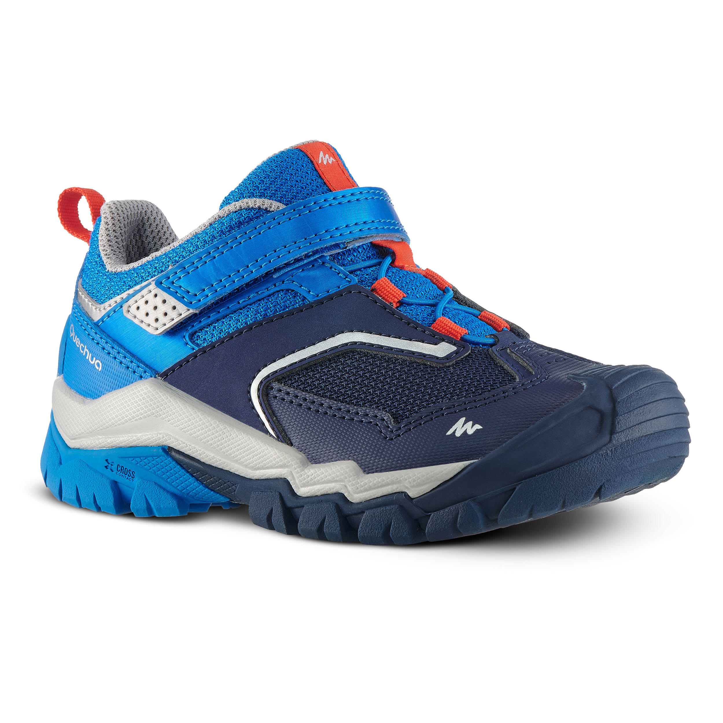 Crossrock Low-Top Velcro Mountain Hiking Shoes - Kids - QUECHUA