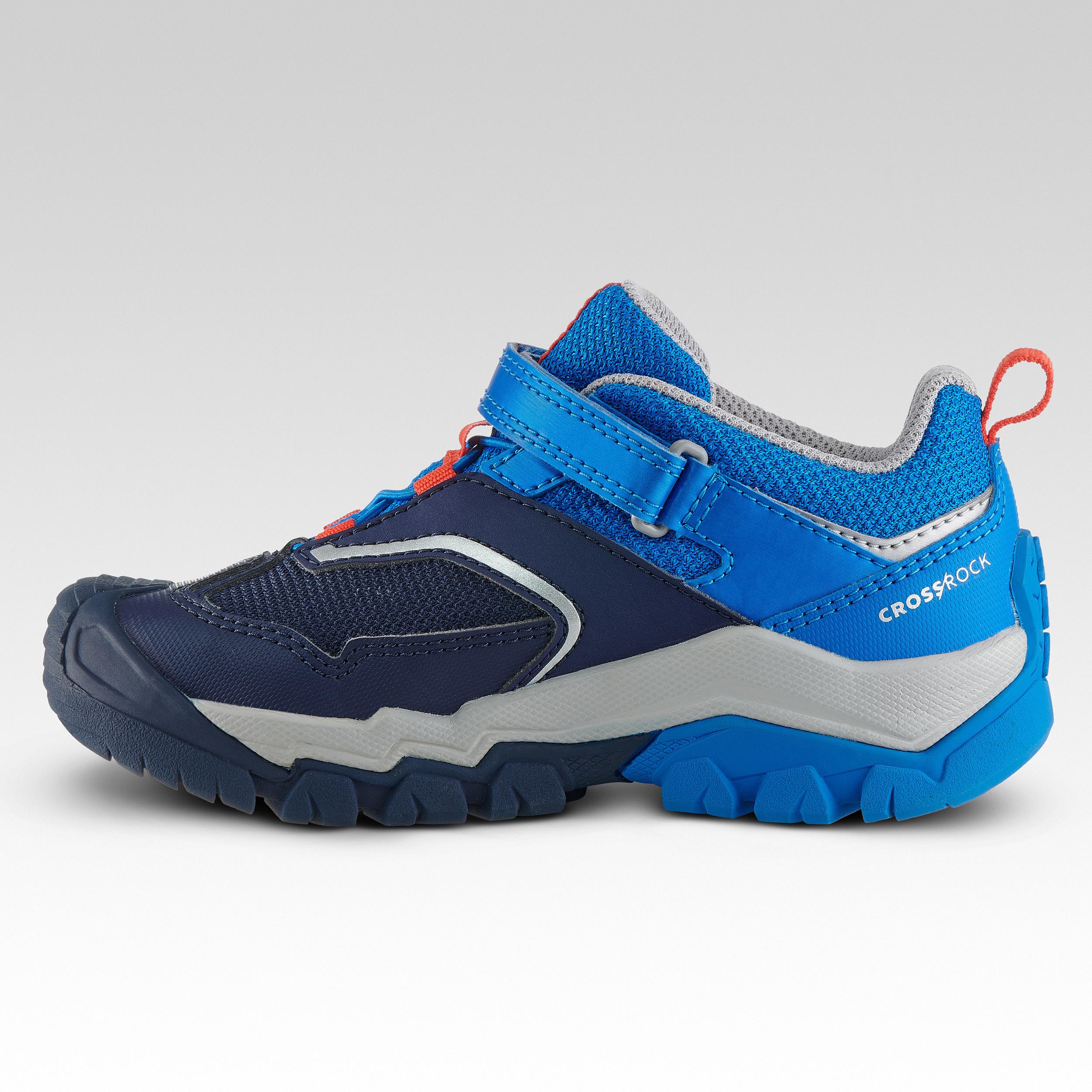 Chaussures basses de randonn e montagne enfant Crossrock Bleues 24