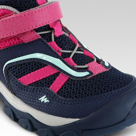 Дитячі черевики Crossrock для гірського туризму – сині/рожеві