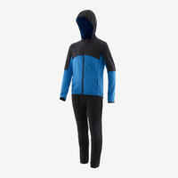 Kids' Synthetic Breathable Tracksuit S500 - Blue/Black