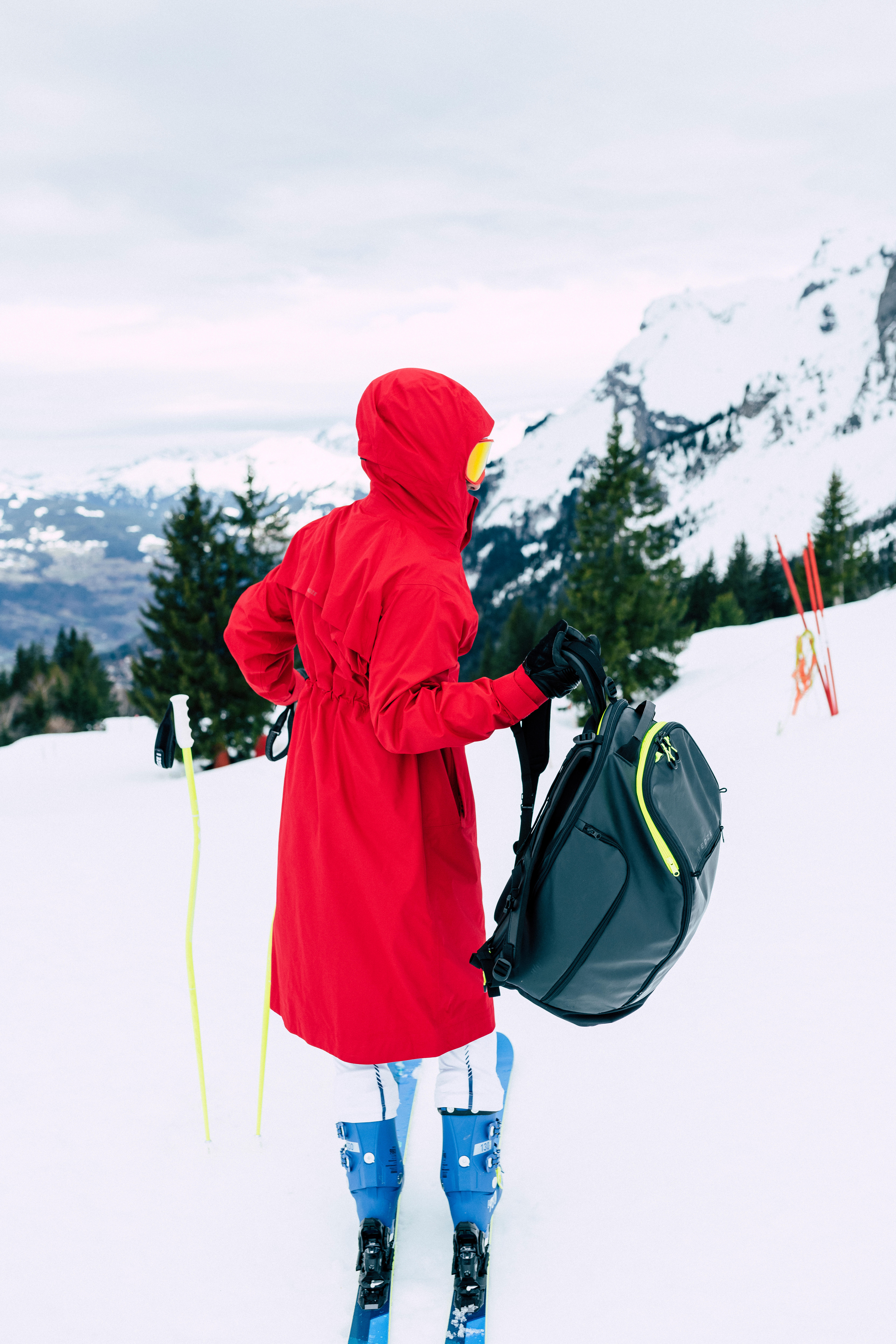 60 L Ski Backpack - 980 Black - WEDZE