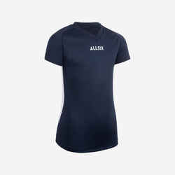 V100 Girls' Volleyball Jersey - Navy Blue