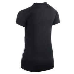 V100 Girls' Volleyball Jersey - Black