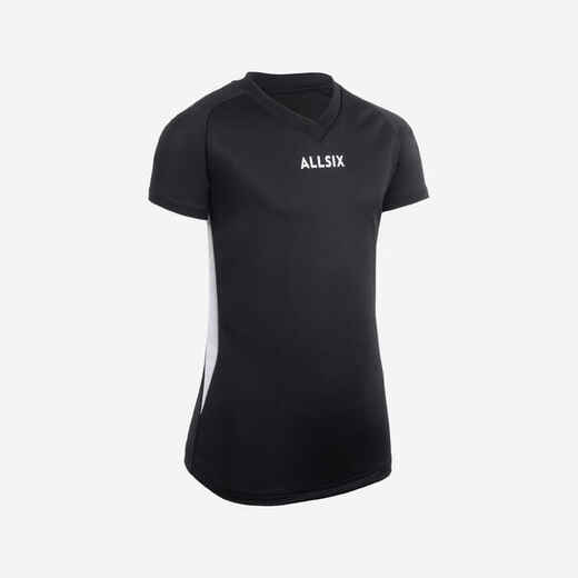 
      V100 Girls' Volleyball Jersey - Black
  