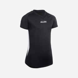 V100 Girls' Volleyball Jersey - Black