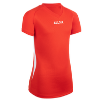 MAILLOT DE VOLLEY-BALL V100 FILLE ROUGE