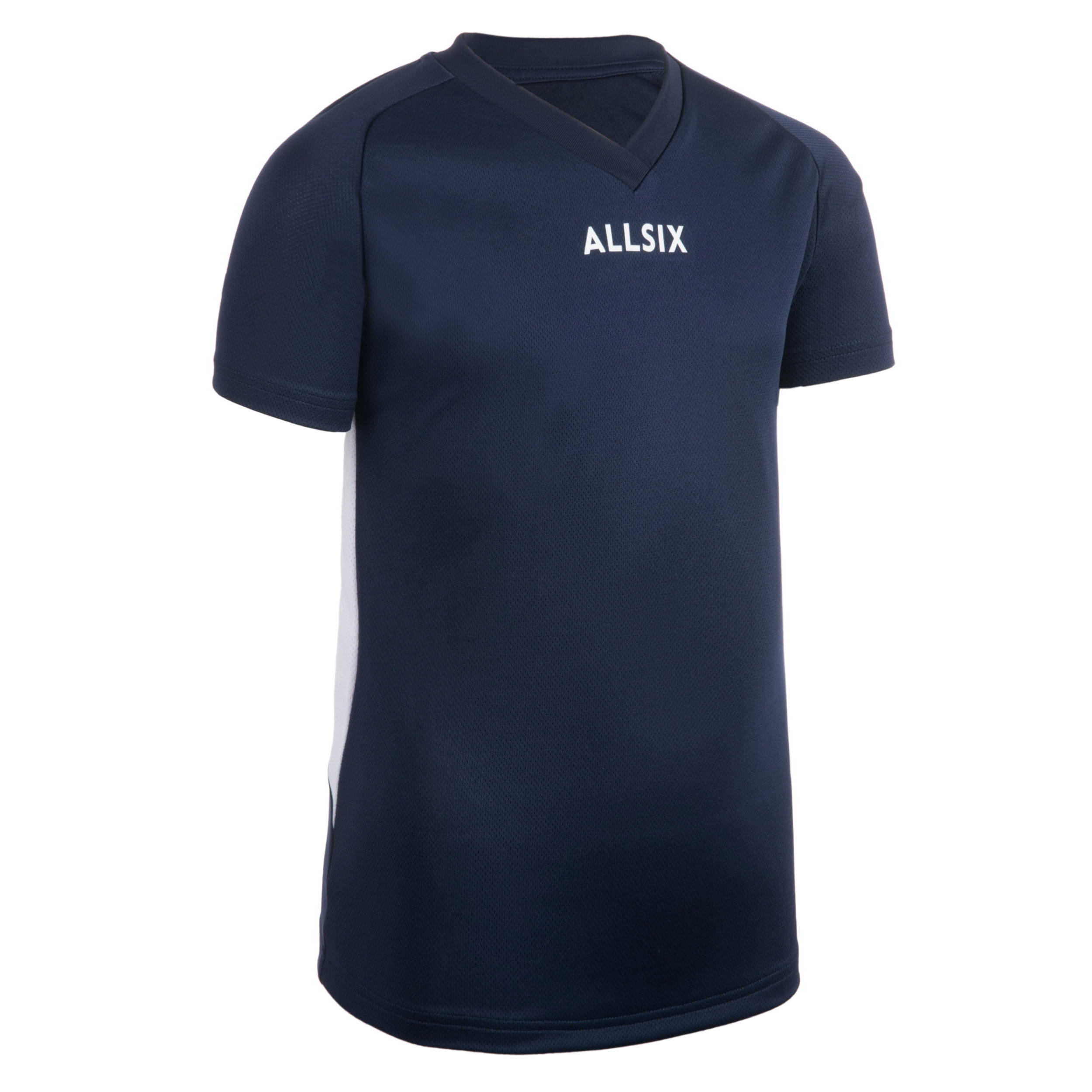 V100 Boys' Volleyball Jersey - Navy Blue 1/2