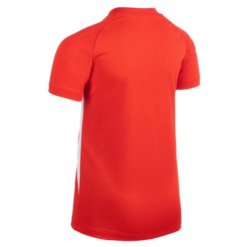 Maglia pallavolo bambino V100 rossa