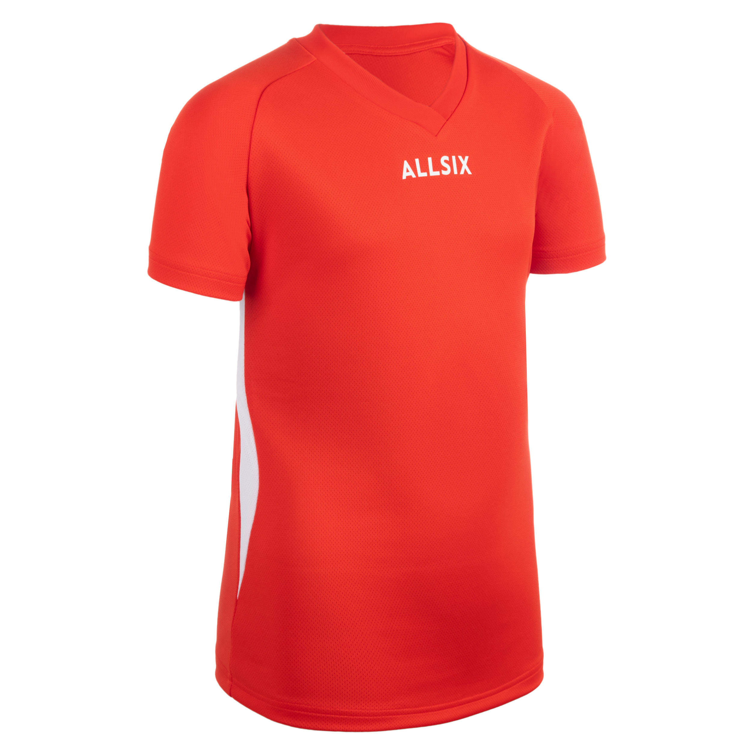 ALLSIX V100 Boys' Volleyball Jersey - Red