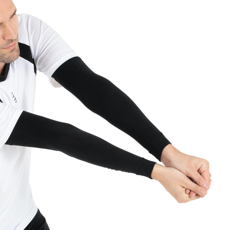 Unterarmschoner Volleyball Armsleeves VAP500 schwarz Decathlon