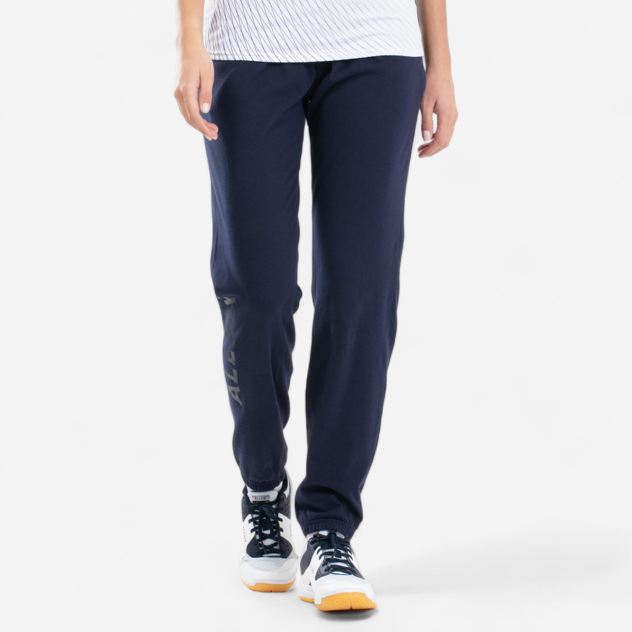 Pantaloni da pallavolo da donna VP100 blu scuro