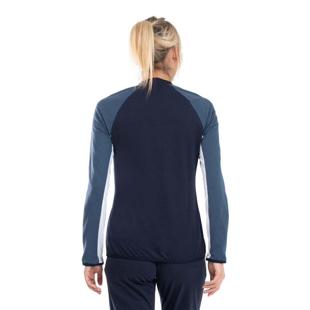 Women's Volleyball Jacket - Dark Blue/Light Blue