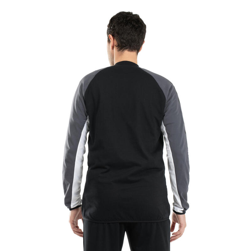 Sudadera Voleibol Allsix 100 Hombre Azul Negro Gris