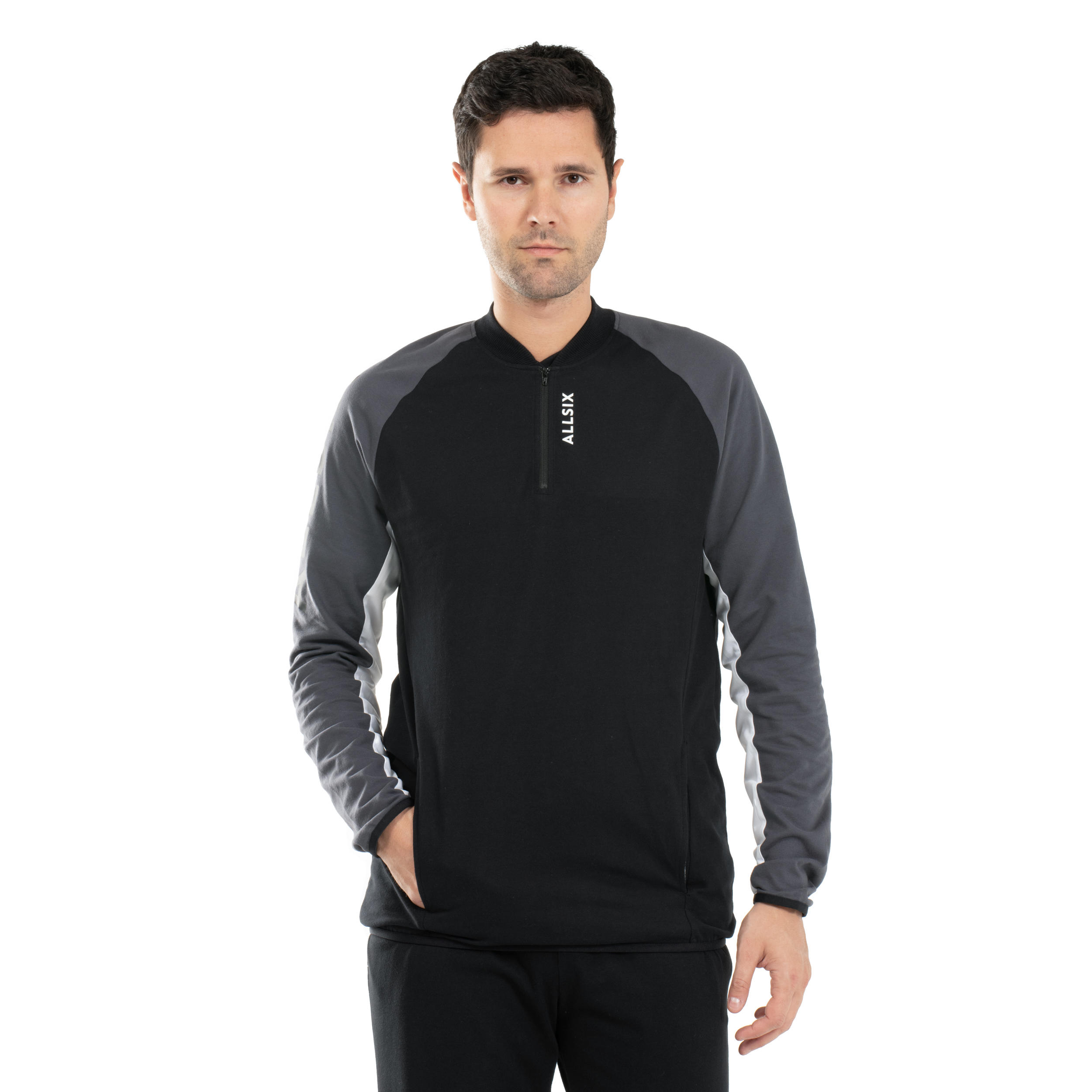 Men's Volleyball Jacket - Black/Grey 2/7