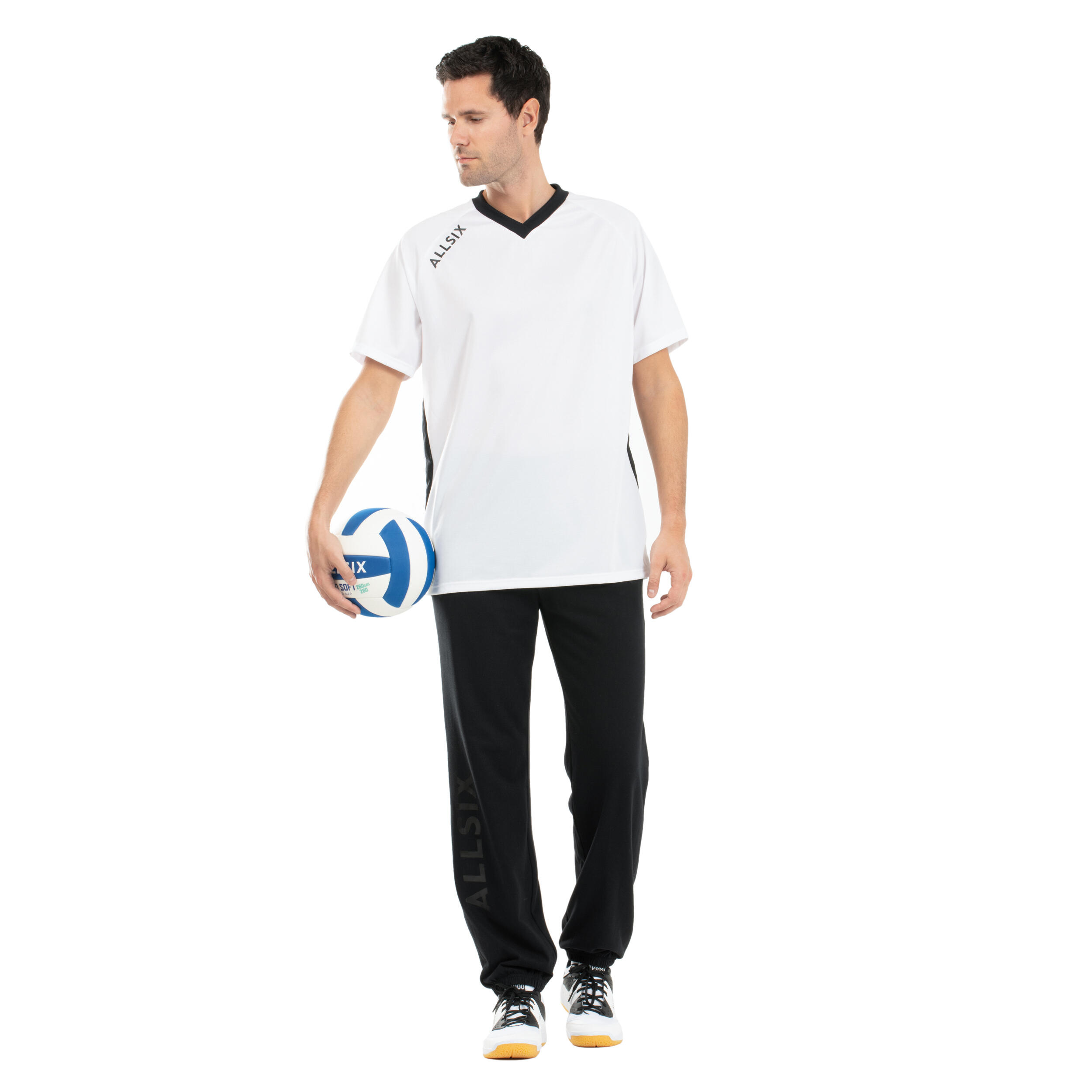 Pantalón Voleibol Adulto Allsix VP100 Negro 7/7