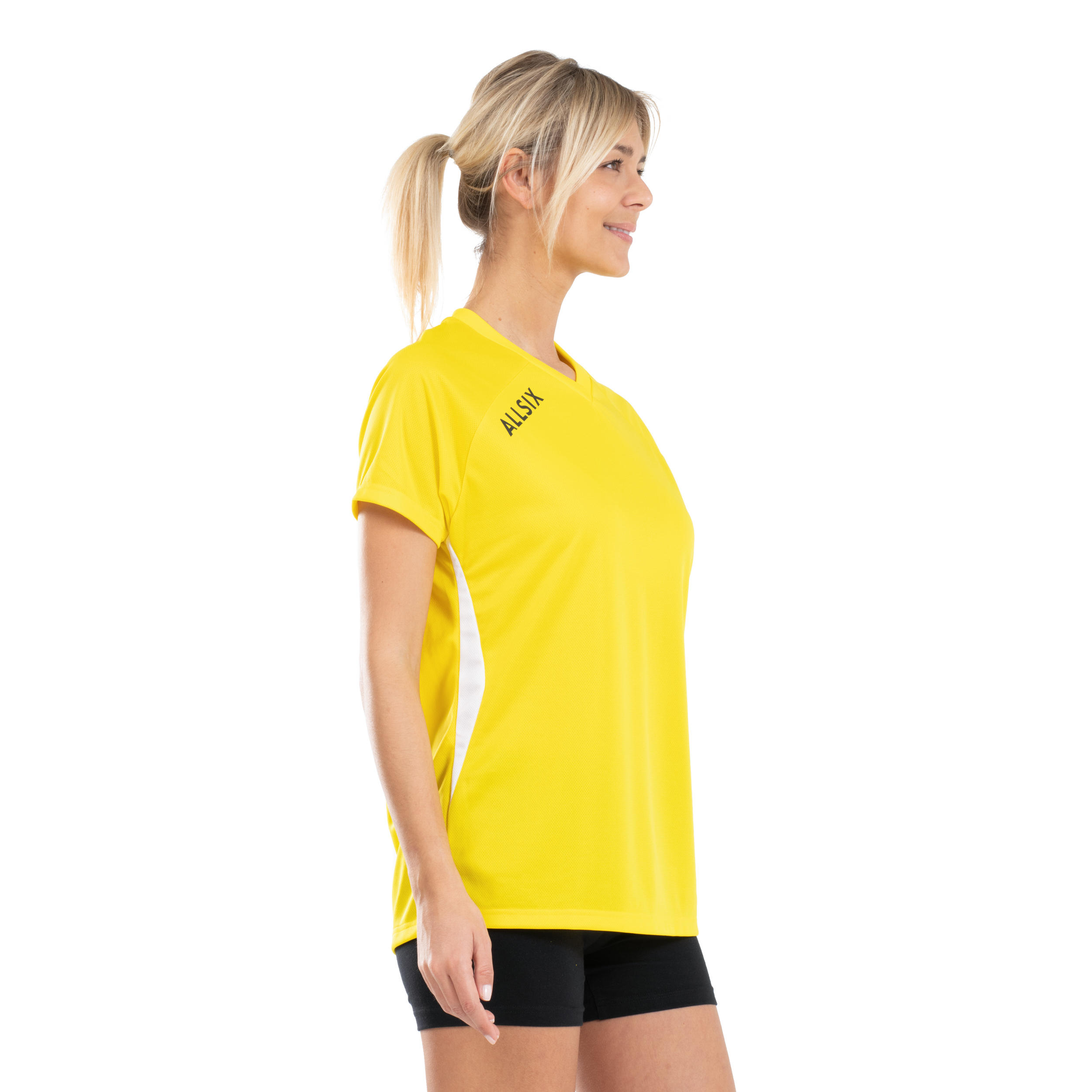 V100 Women's Volleyball Jersey - Yellow 4/8