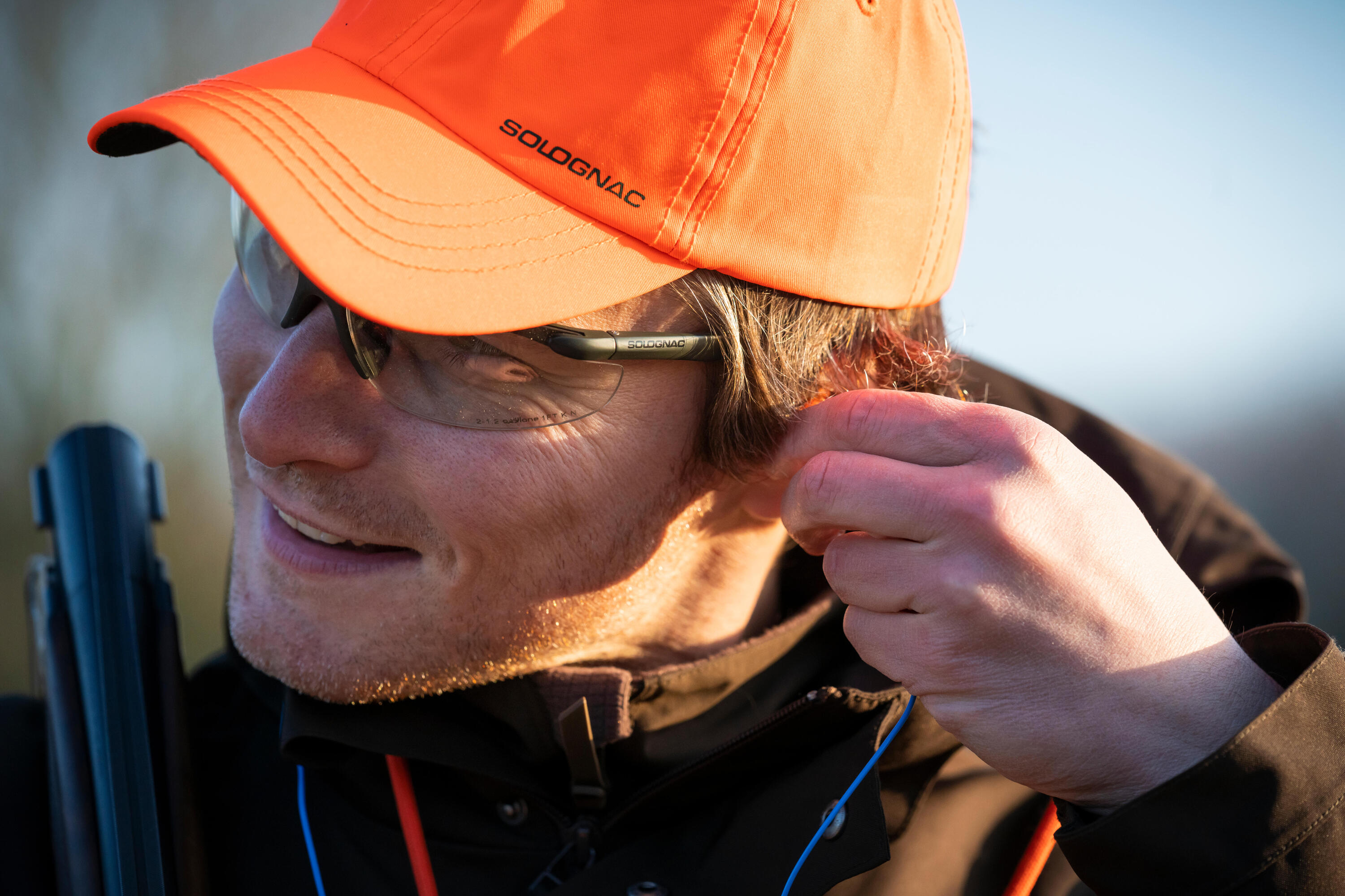 CASQUETTE CHASSE ORANGE 100 13/13