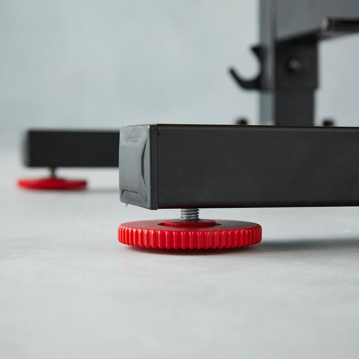 Tiltable and foldable weight bench with adjustable pegs CORENGTH