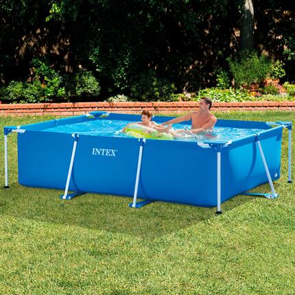 PISCINA DESMONTABLE RECTANGULAR INTEX SMALL FRAME 300X200X75cm 3.834 L