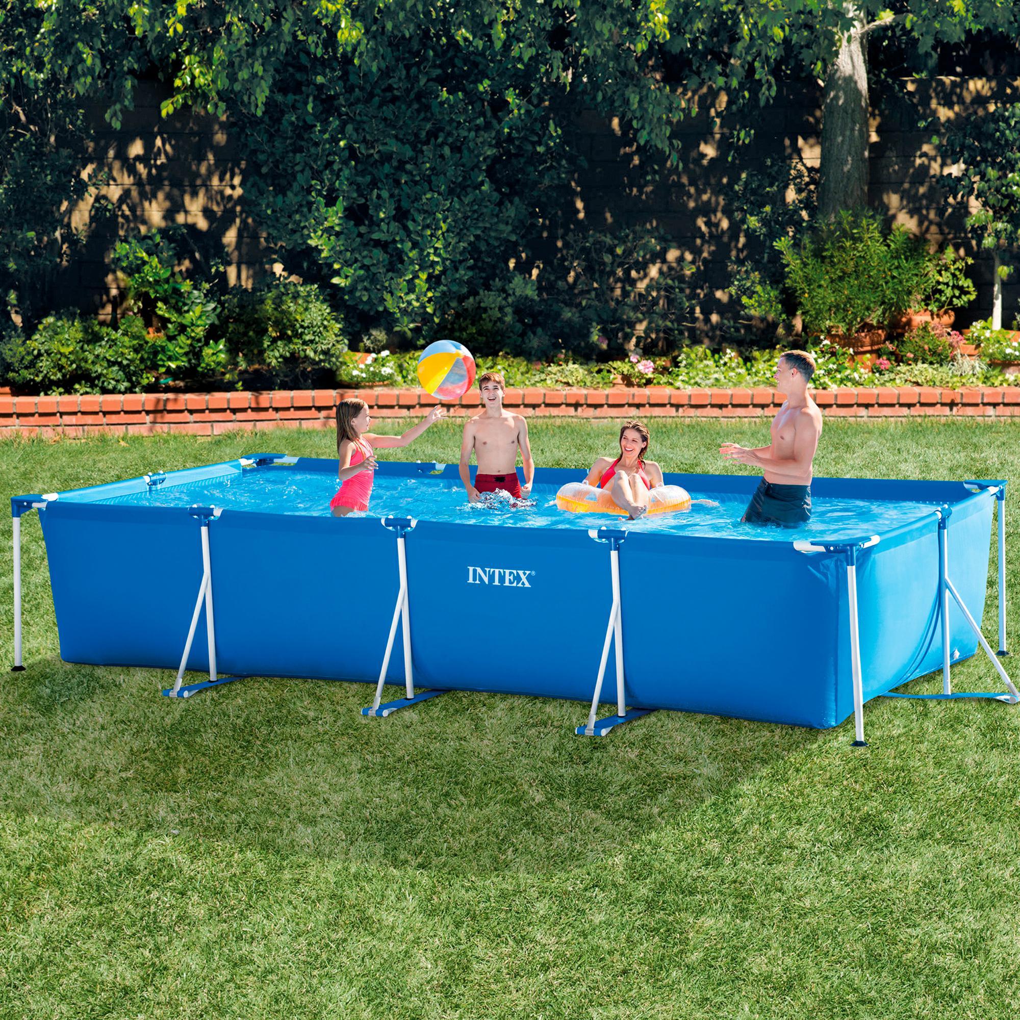 Piscina Desmontable Tubular Rectanguar INTEX  7127 litros - CD