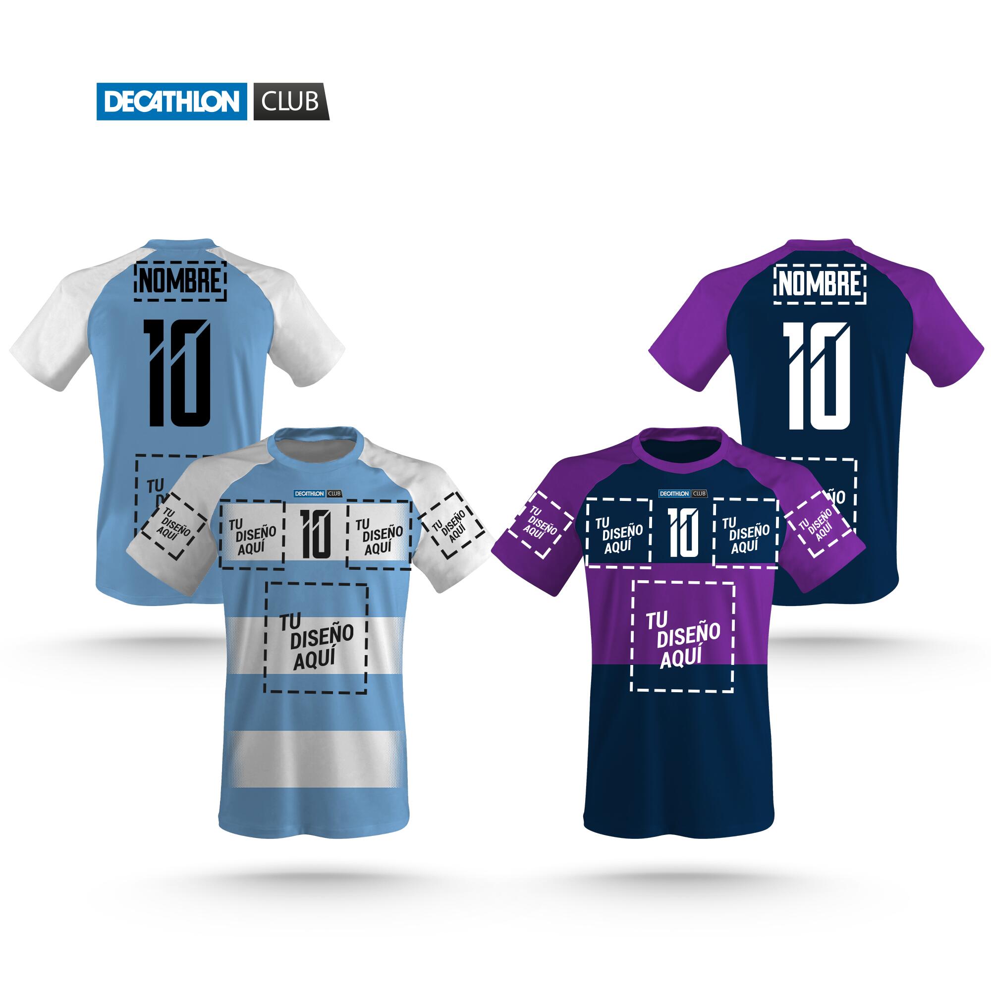 CAMISETA REVERSIBLE RUGBY PERSONALIZADA ADULTO J NIOR Decathlon