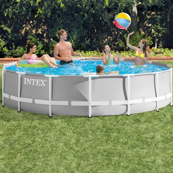 Piscina Desmontable con Depuradora Prisma Frame 427x107CM