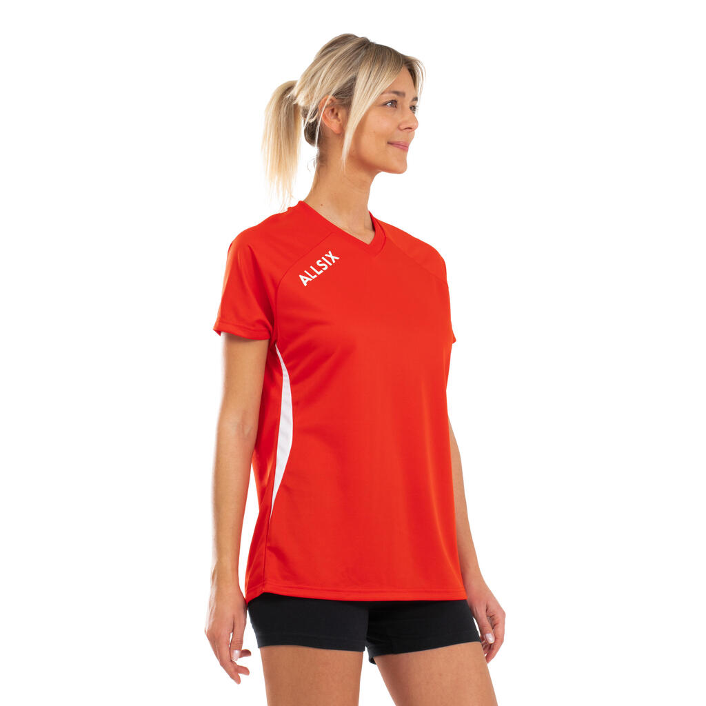 V100 Women's Volleyball Jersey - Red