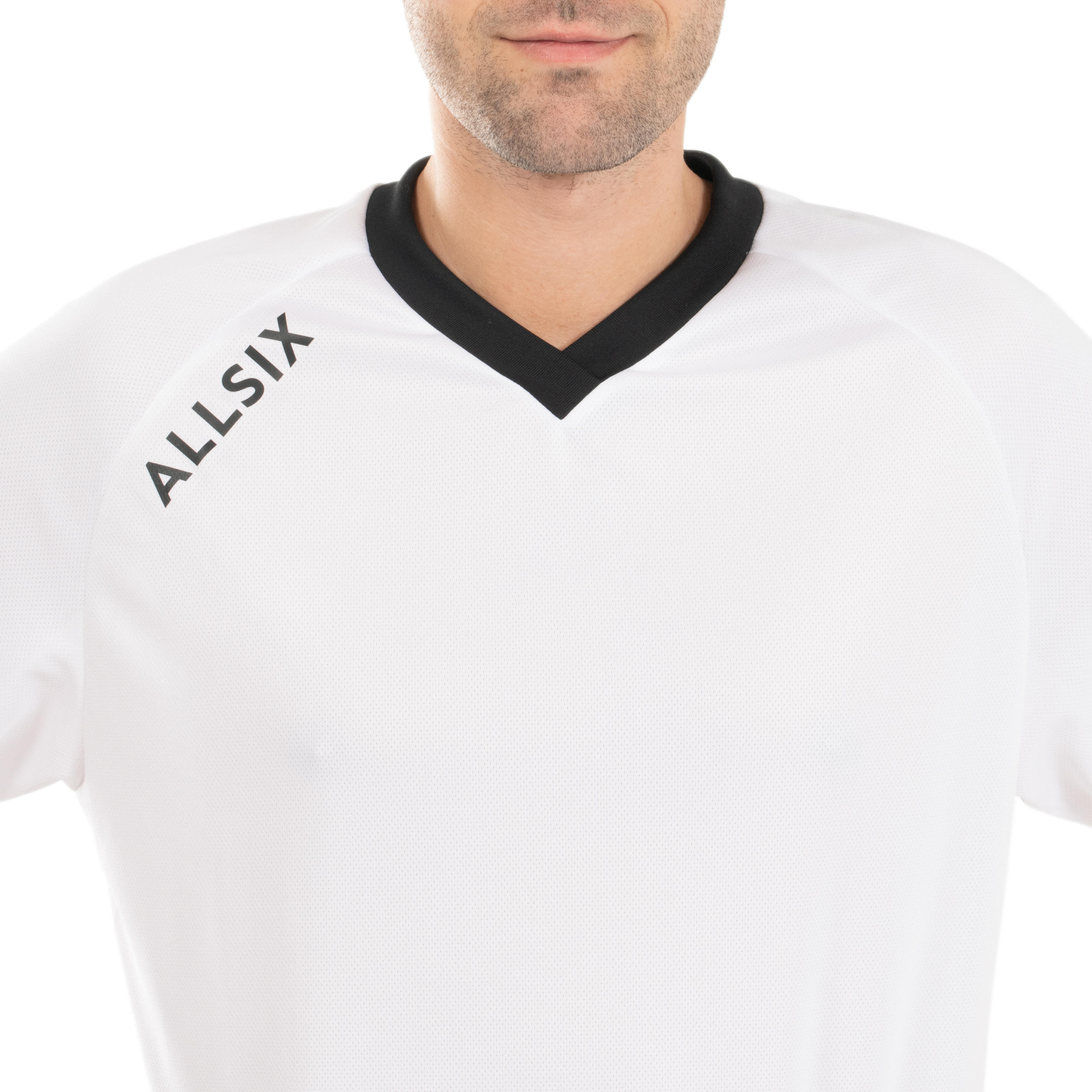 V100 Volleyball Jersey - White 6/7