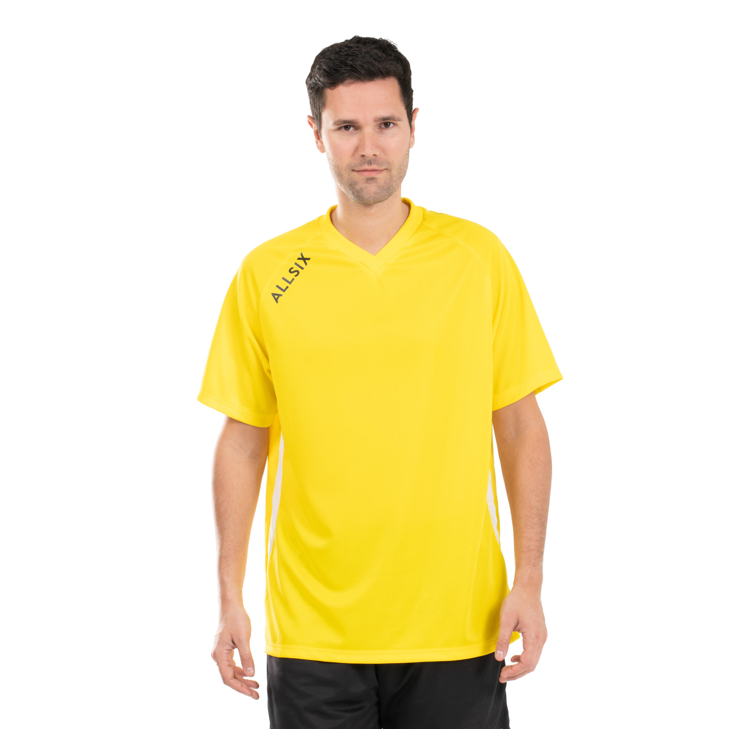 V100 Volleyball Jersey - Yellow 3/8