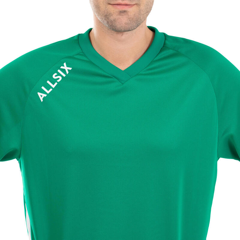 Koszulka siatkarska męska Allsix V100 zielona