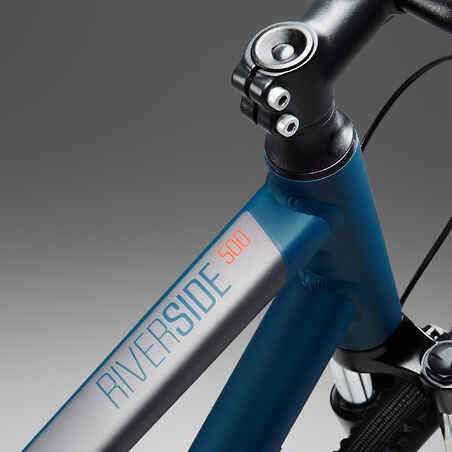 Riverside 500 Hybrid Bike - blue