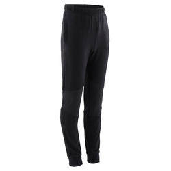 Pantalon de jogging léger slim coton noir enfant