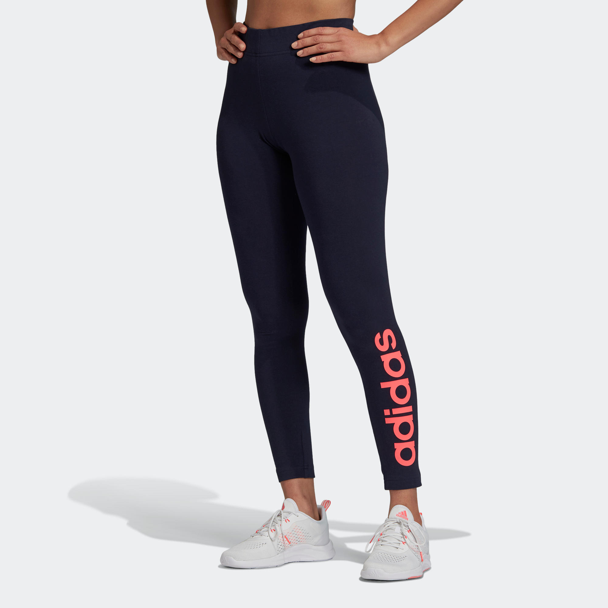 adidas leggings navy blue