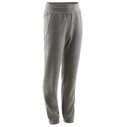 Pantalon de jogging basique à poches gris ENFANT