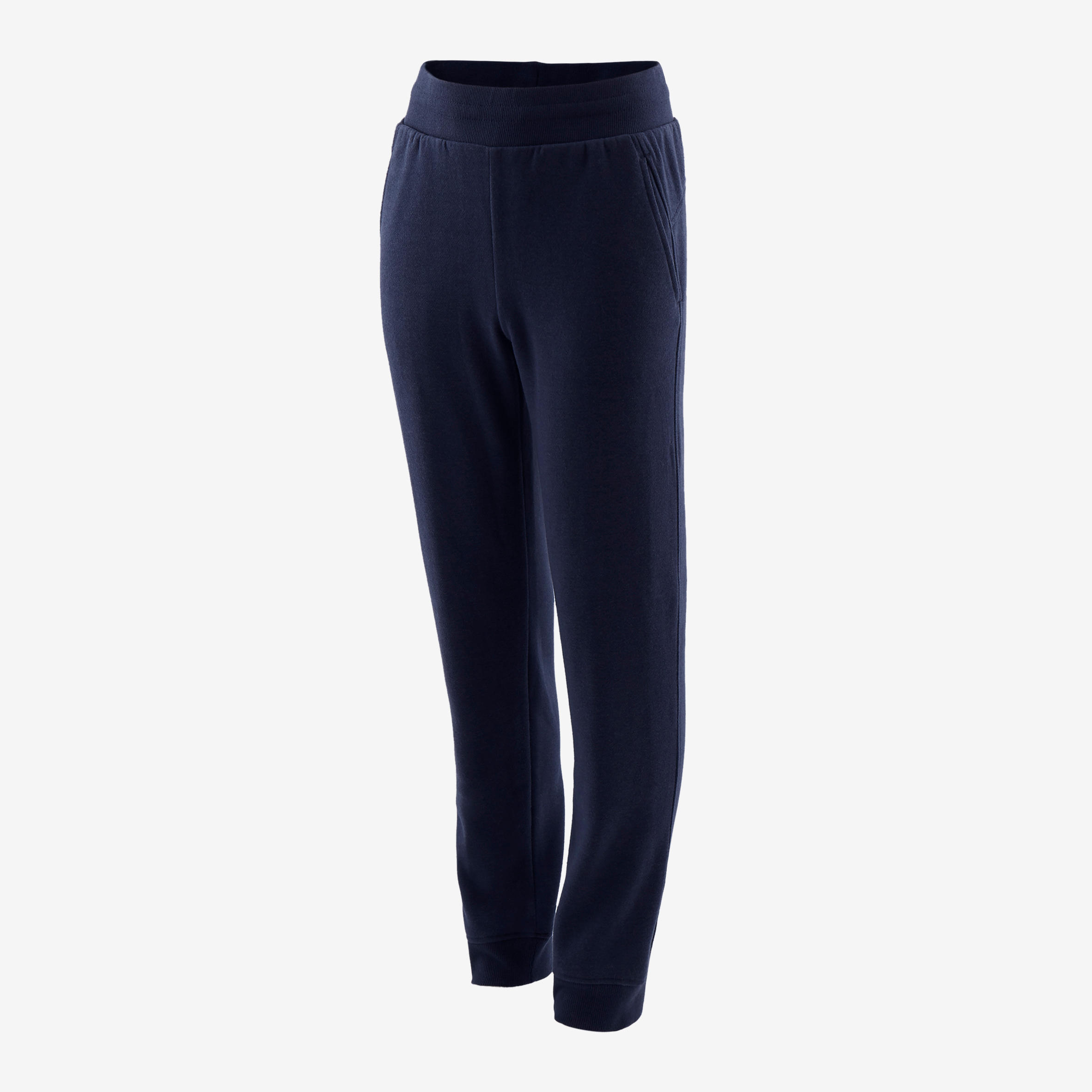 plain navy blue joggers