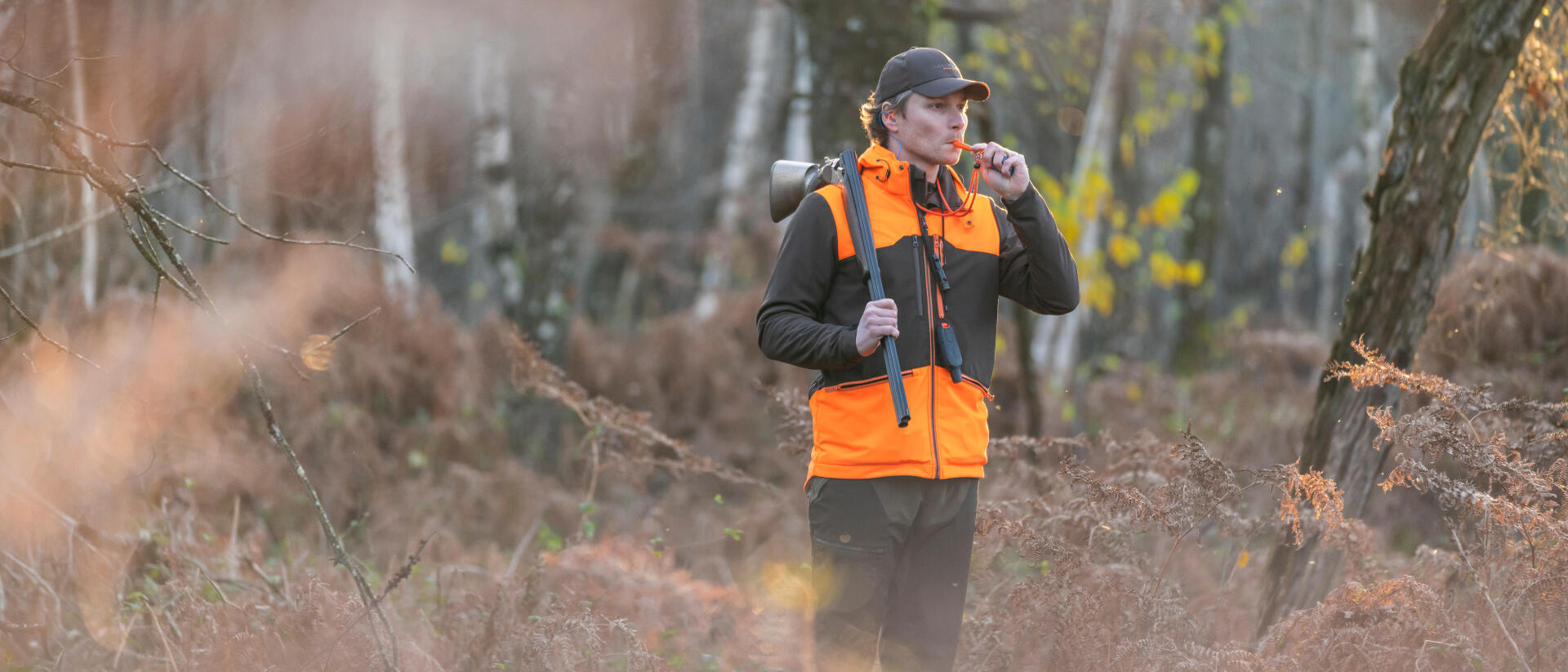 WEARING NEON CLOTHING WHEN SMALL GAME HUNTING