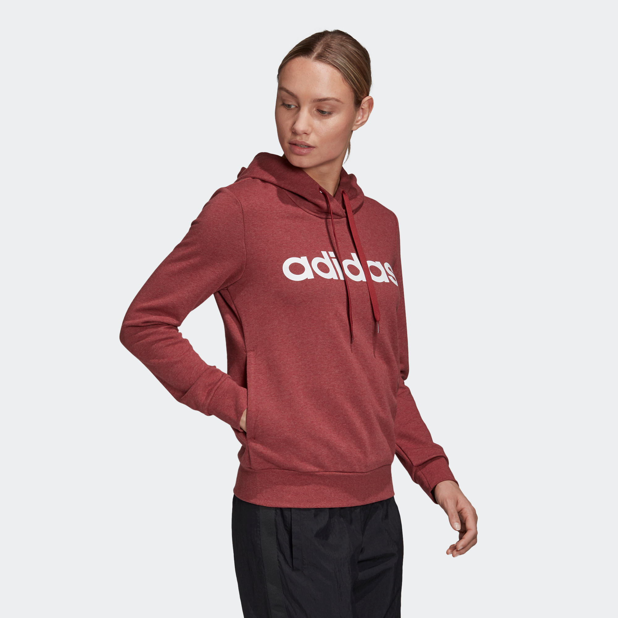 womens adidas burgundy hoodie
