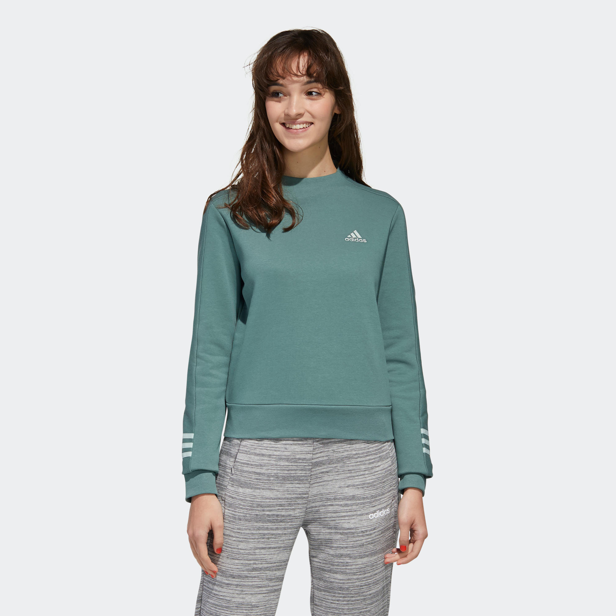 adidas mock neck sweatshirt womens
