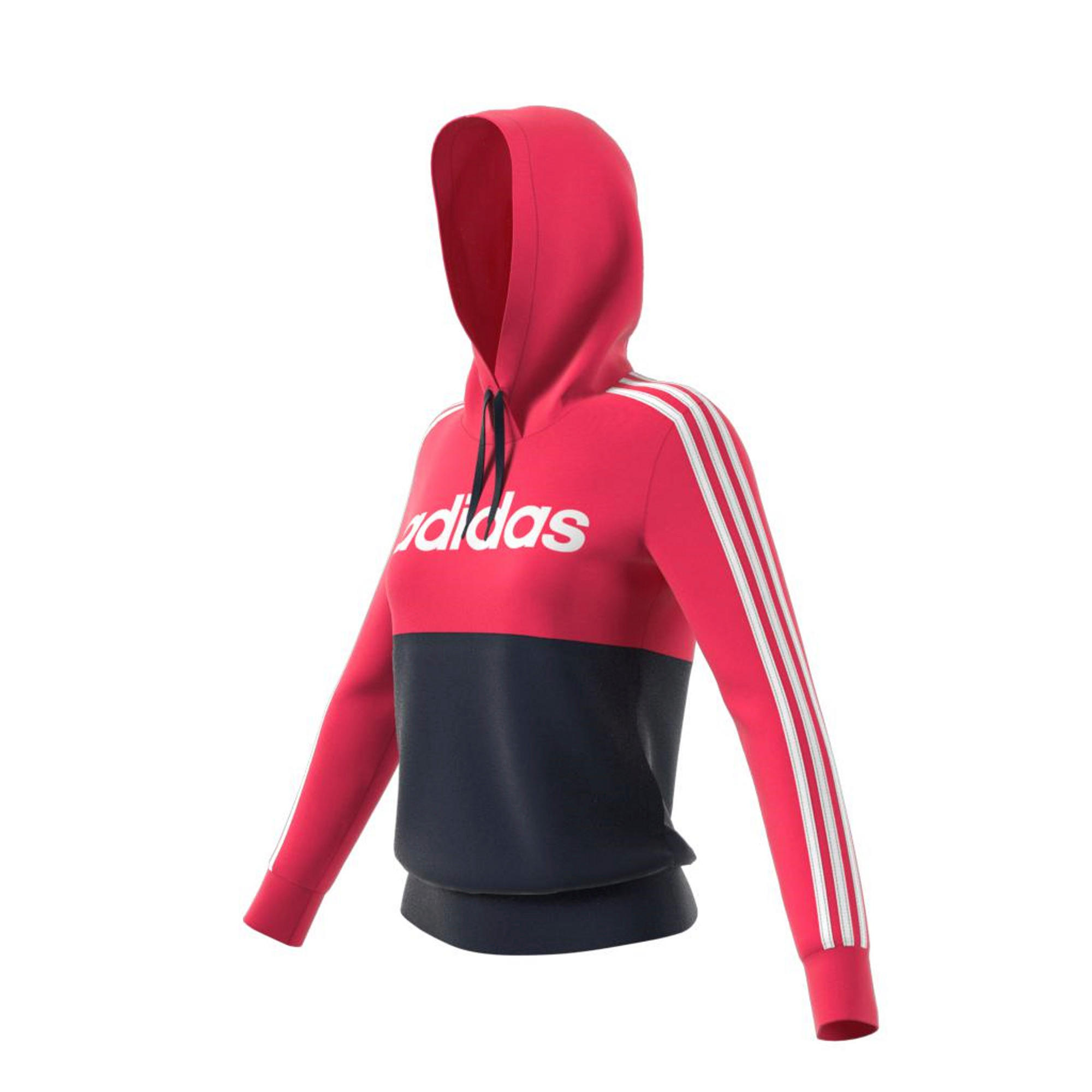Sudadera Adidas mujer con capucha rosa negro blanco ADIDAS | Black Friday  Decathlon 2020